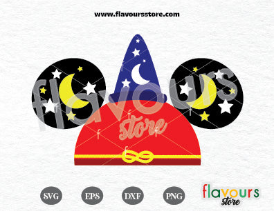 Sorcerer Mickey Hat Ears SVG Cut Files – FlavoursStore