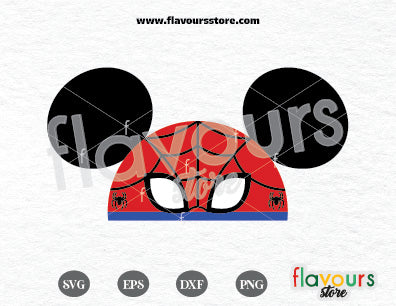 Spiderman Hat Ears SVG Cut File