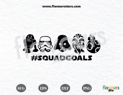 Squad Goals, STAR WARS SVG, Disney Star Wars, SVG Cut Files Cricut