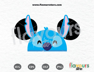 Stitch Hat Mickey Ears SVG Cut File
