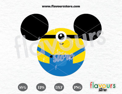 Stuart Ears, Minions SVG Cut File