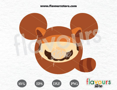 Tanooki Suit Ears, Mario Bros SVG Cut File