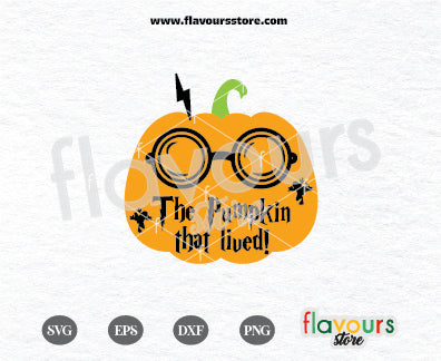 The Pumpkin That Lived, Harry Potter Inspired SVG Cut File Cricut