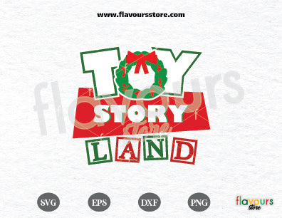 Toy Story Christmas svg, Christmas Wreath svg, Toy Story Land, Christmas Toy Svg Png, Merry Christmas Svg, Xmas Holiday Svg, Cricut