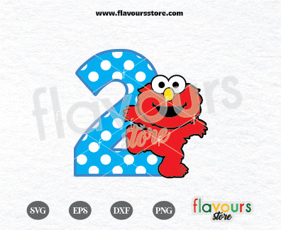 Two Baby Elmo, Elmo Svg, Sesame Street SVG Cut File