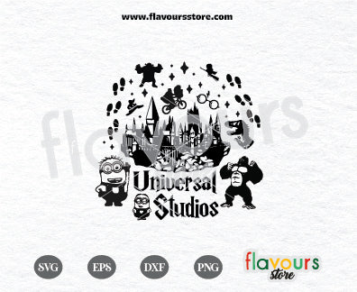 Universal Studios, Family Adventure, Magic Castle SVG Cut File Cricut