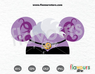 Ursula Hat Ears SVG Cut File