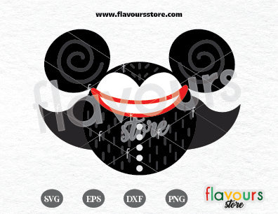 Vampire Teddy Ears, Nightmare Before Christmas SVG, Disney Ears SVG Cut File