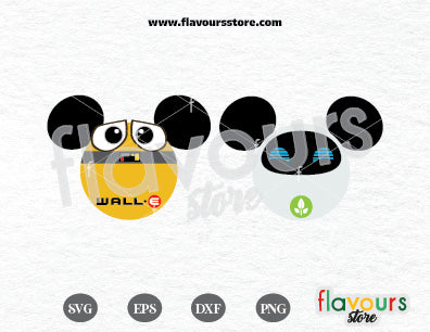 Wall-E Ears Bundle, SVG Cut Files