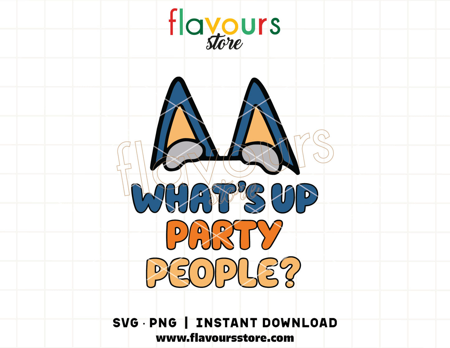 whats up party people svg birthday family shirt cricut cut file kids party design