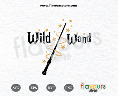 Wild Wand, Harry Potter SVG Cut files Cricut