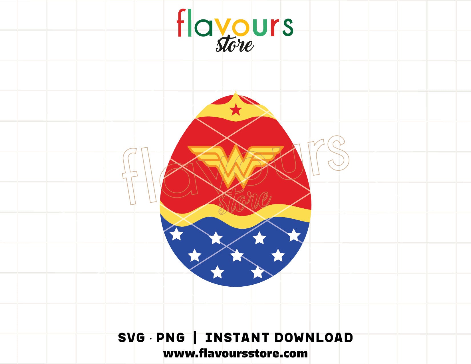 wonder woman easter egg svg cut file for cricut and silhouette