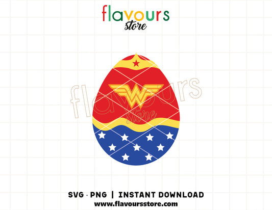 wonder woman easter egg svg cut file for cricut and silhouette