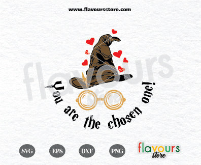 You are the chosen One, Sorting Hat, Harry Potter SVG Cut File Cricut