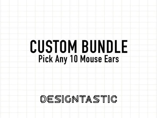Get your CUSTOM SVG EARS Bundle Design, Cut File Cricut Silhouette