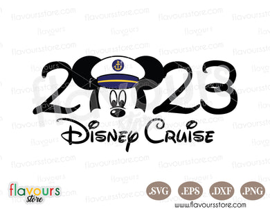 2023 Disney Cruise Mickey Captain SVG