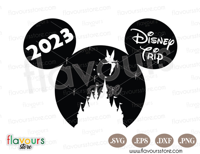 Disney Squad 2023 Mickey Mouse Minnie Mouse Disney Castle Cartoon