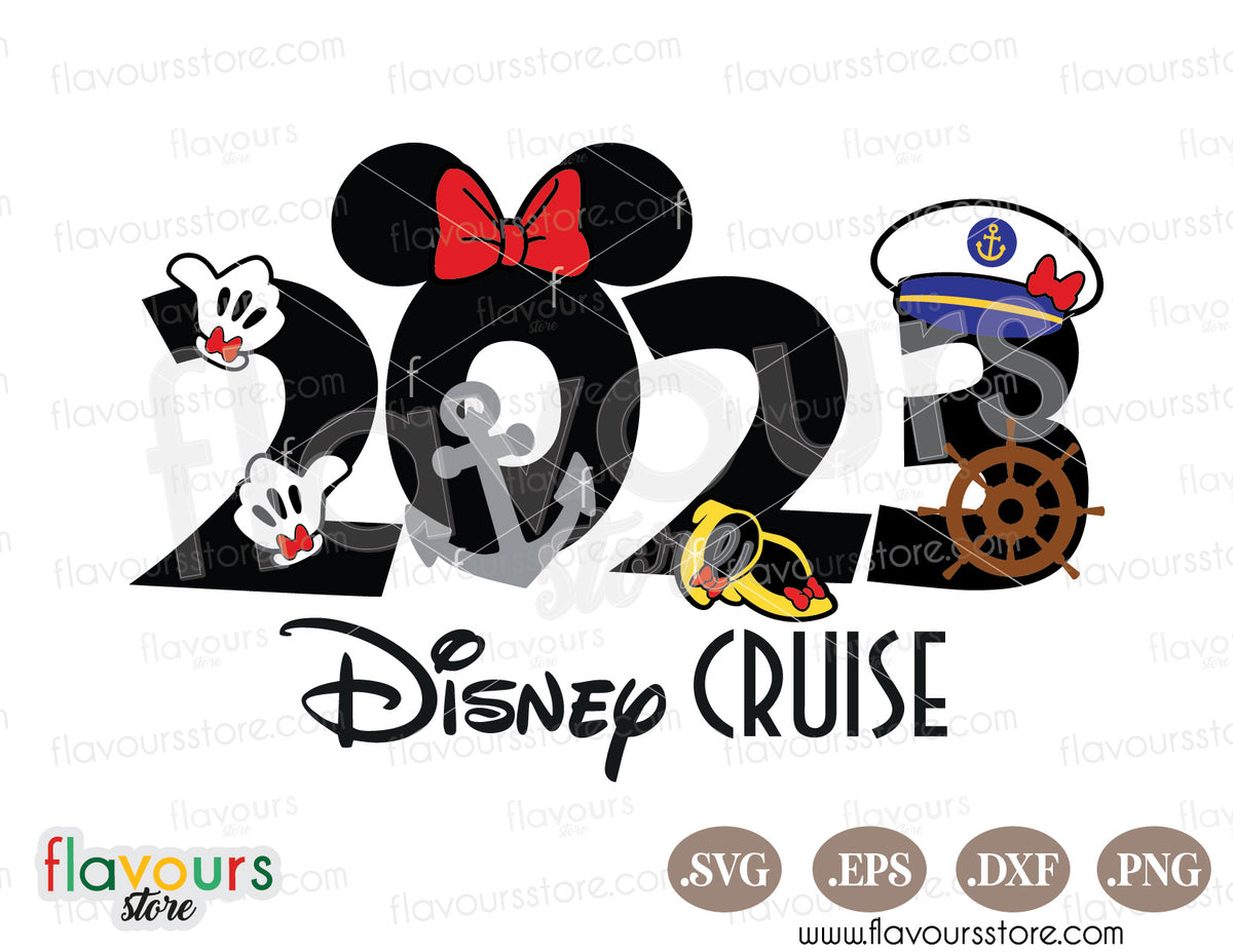 2023 Minnie Captain Disney Cruise SVG Cut Files – FlavoursStore