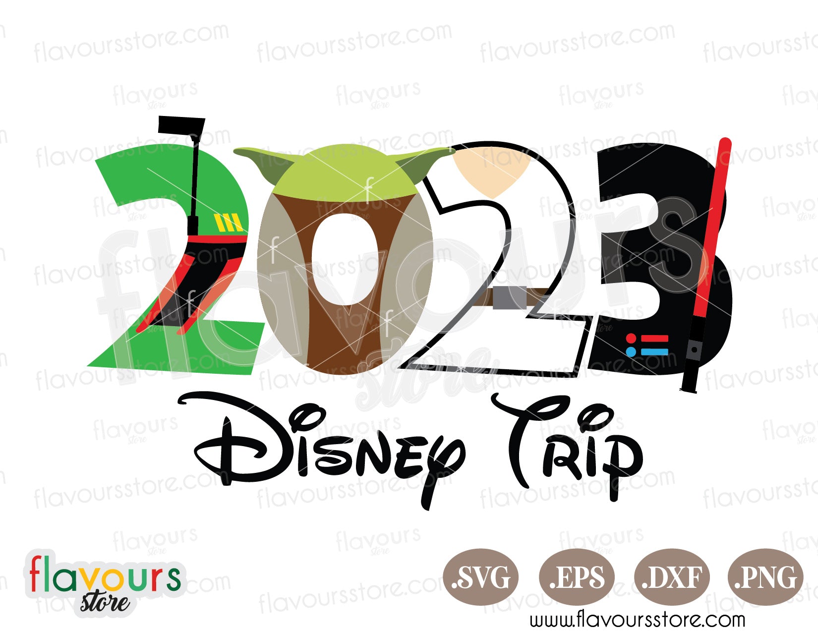 2023 Star Wars, Disney Trip SVG Cut File