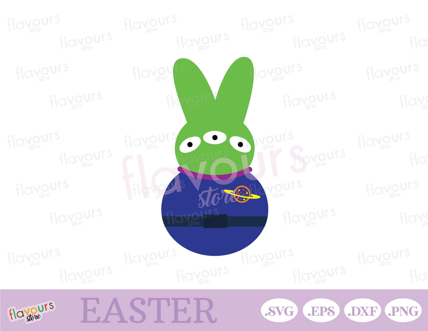 Alien Peep, Easter Peeps - SVG Cut Files - FlavoursStore