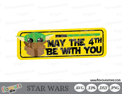 Baby Yoda Star Wars Day SVG