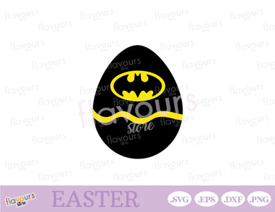 Batman Easter Egg, DC Comics Easter - SVG Cut Files - FlavoursStore