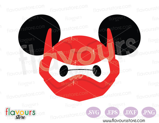 Baymax Mickey Ears SVG