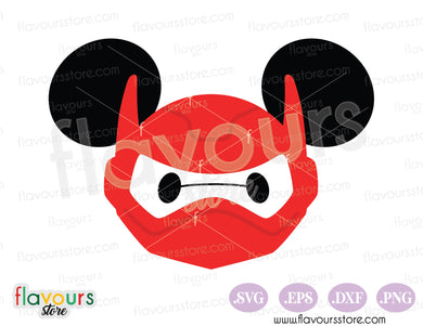 Baymax Mickey Ears SVG
