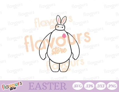 Baymax Easter Bunny Ears - svg files - flavours store