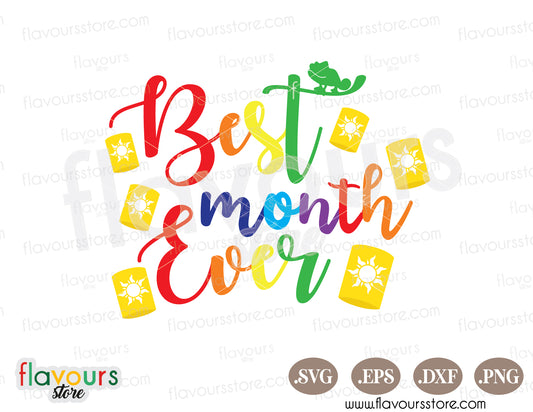 Best Month Ever SVG, LGTB Pride SVG