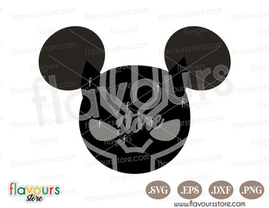 Black Panther Mickey Ears SVG