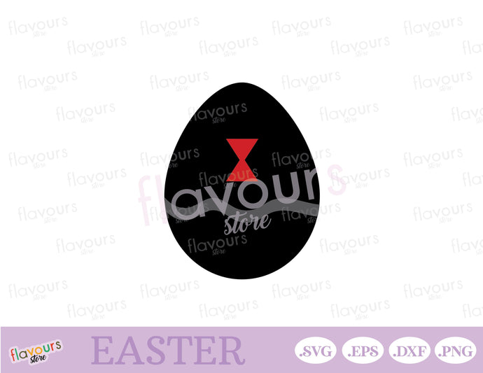 Black Widow Easter Egg, Avengers Easter - SVG Cut Files - FlavoursStore