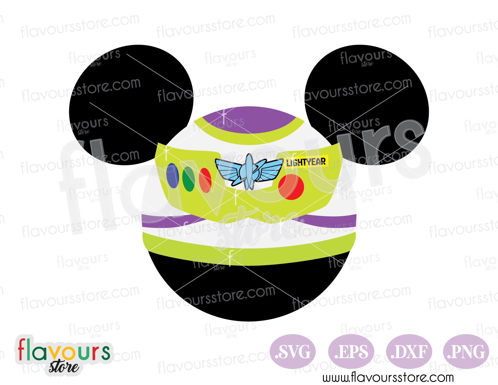 Buzz Ears SVG, Lightyear Disney Mickey Ears