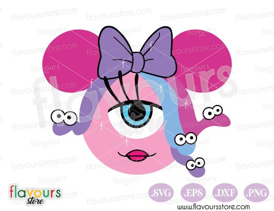 Celia Monster Inc Minnie Ears SVG