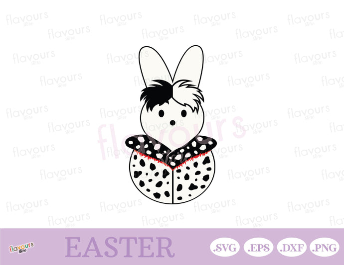 Cruella de Vil Peep, Easter Peeps - SVG Cut Files - FlavoursStore