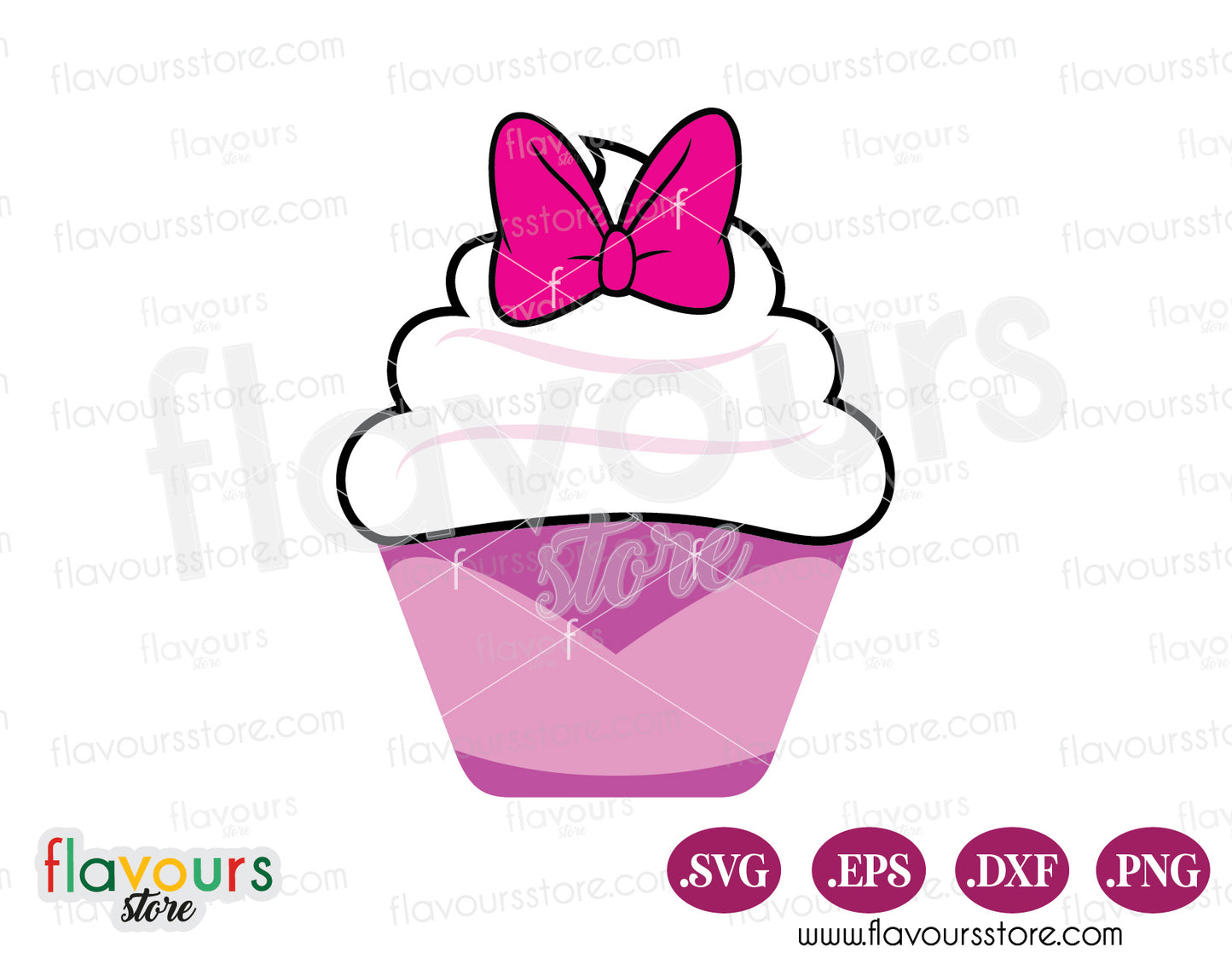 Daisy Cupcake, Disney Cupcakes SVG Cut File