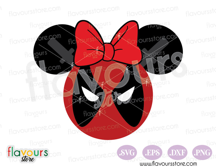 Deadpool Minnie Ears SVG