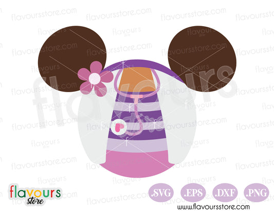 Doc Mcstuffins Minnie Ears SVG