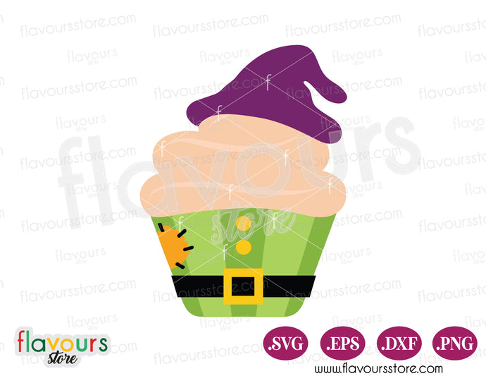 Dopey Cupcake, 7 Dwarfs Cupcakes SVG Cut File  