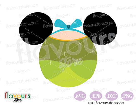 Drizella Ears Minnie Ears SVG