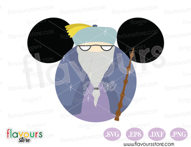 Dumbledore Mickey Ears Svg 