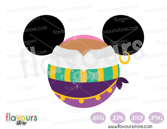 Esmeralda Mickey Ears SVG