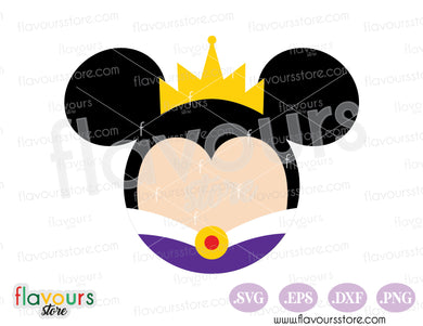 Evil Queen Mickey Ears SVG