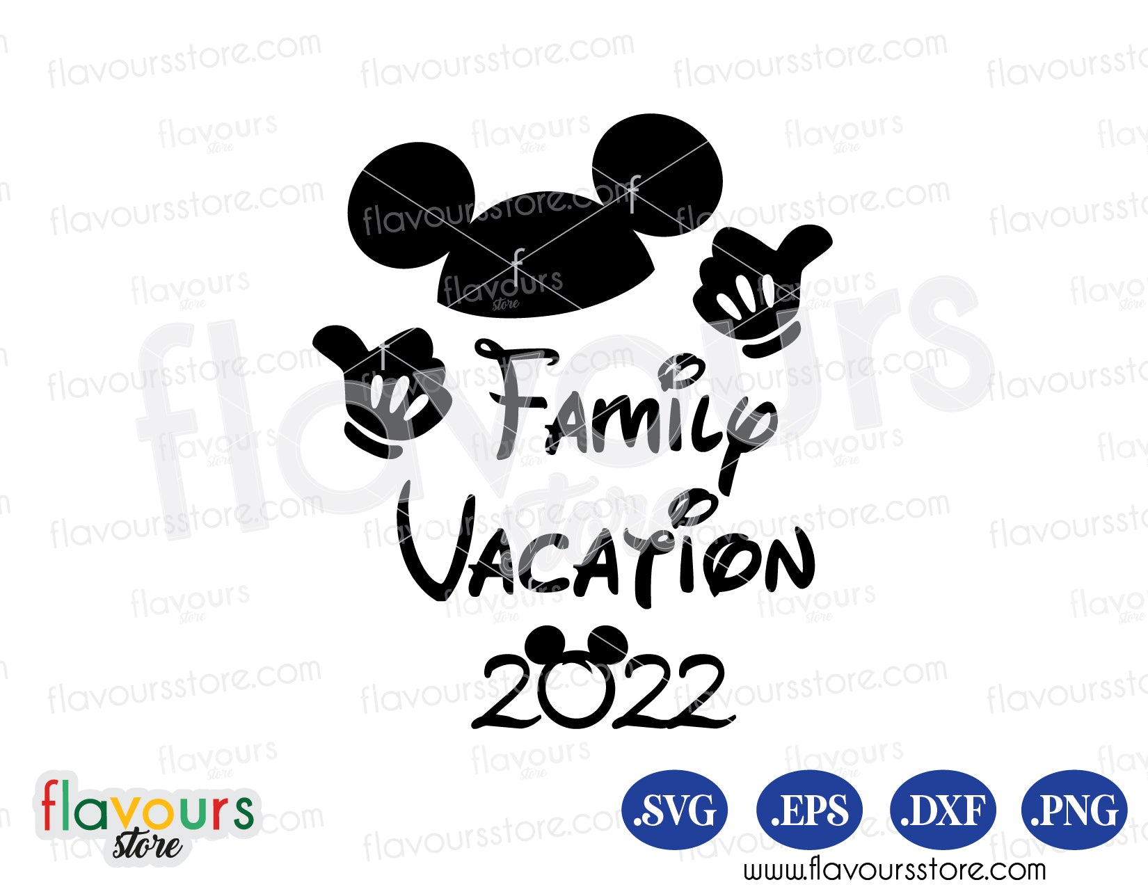 Family Vacation Mickey Ears Svg Cut File, Disney Svg – Flavoursstore