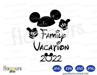 Family Vacation Mickey Ears SVG Disney Cruise SVG