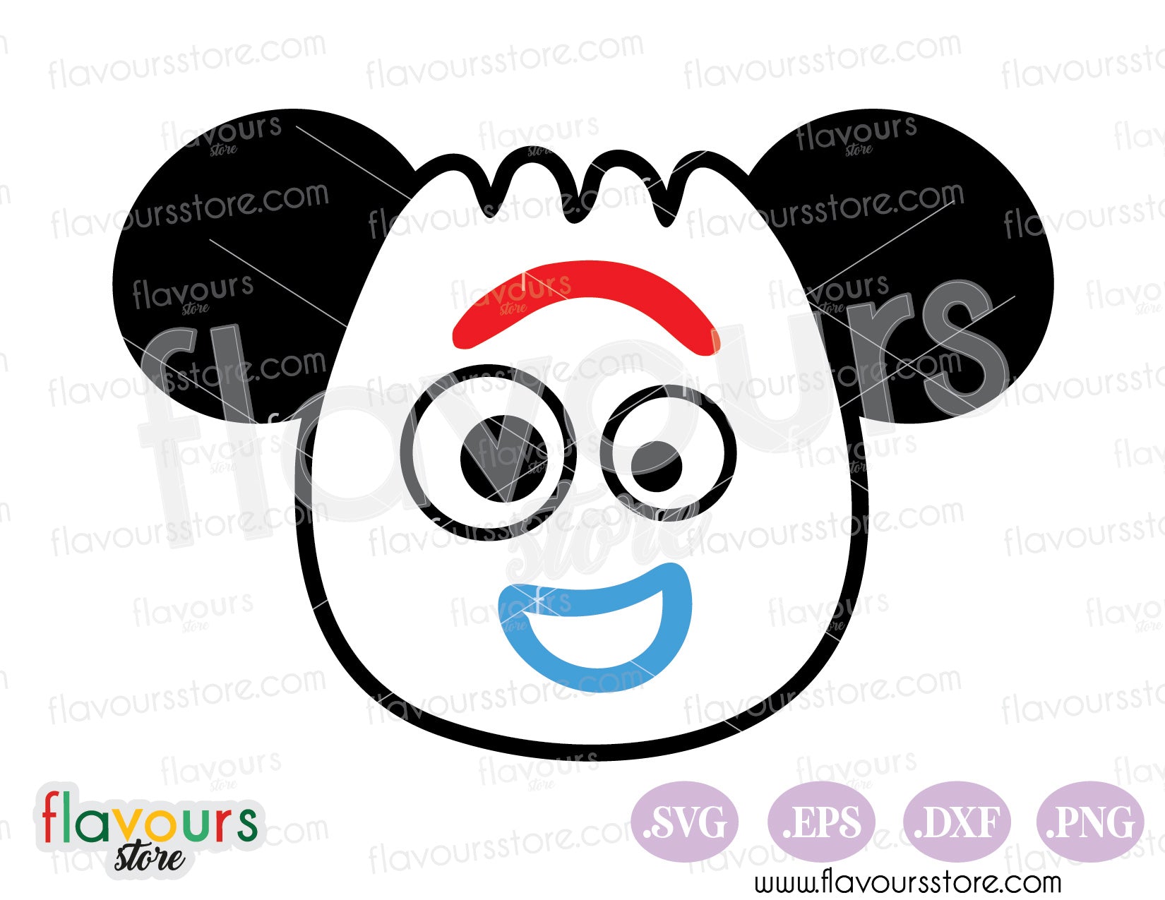 Forky Mickey Ears SVG