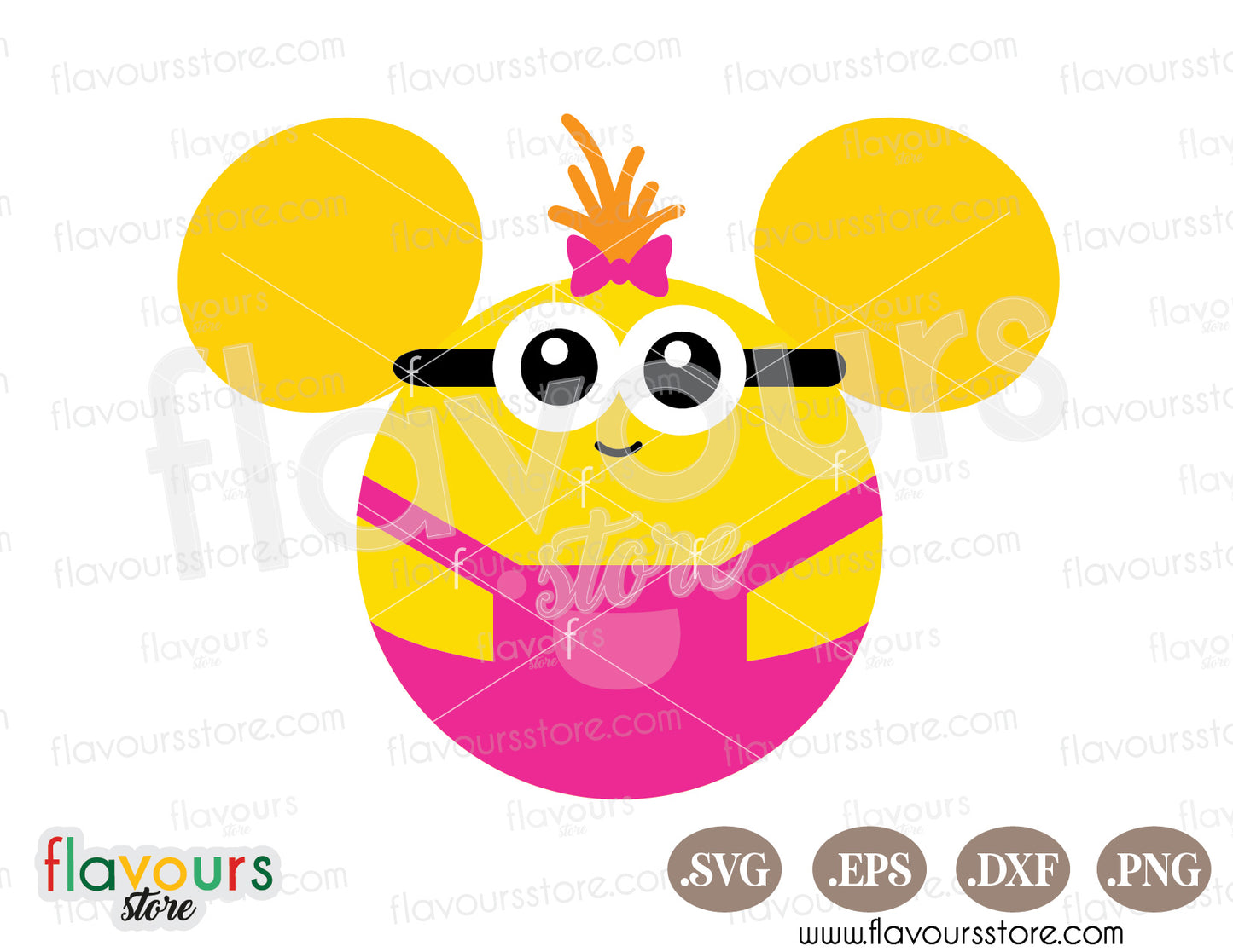 Girl Minion Ears, Minions SVG Cut File