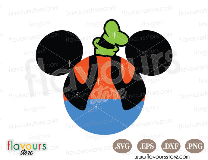 Goofy Ears, Disney Characters SVG Cut File