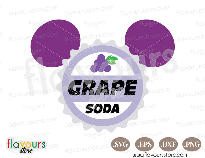 Grape Soda Ears, Disney UP, SVG Cut File