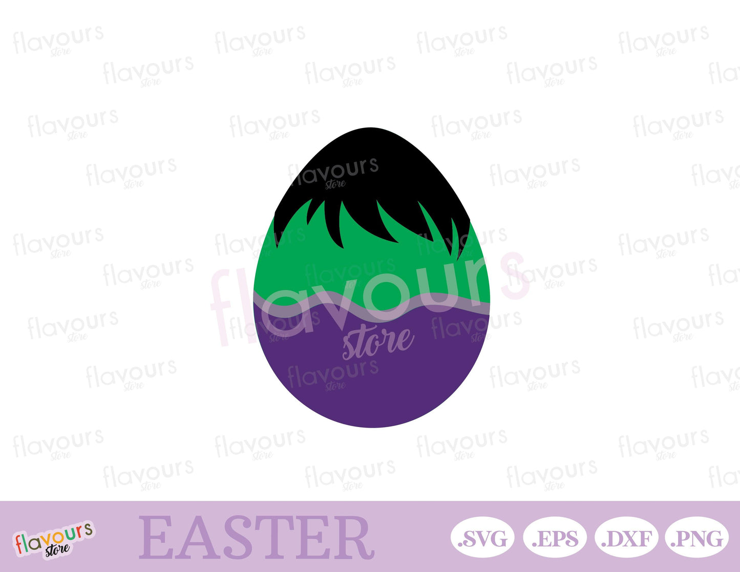 Hulk Easter Egg, Avengers Easter - SVG Cut Files - FlavoursStore